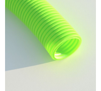 Полужесткий антибактериальный и антистатический воздуховод EcoLuxe Eco/Ex D75 зеленого цвета